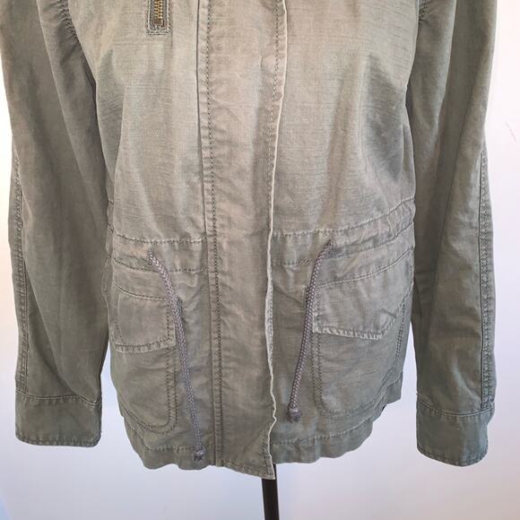 Caslon Green Utility Military Jacket Size SMALL - Picture 3 of 8